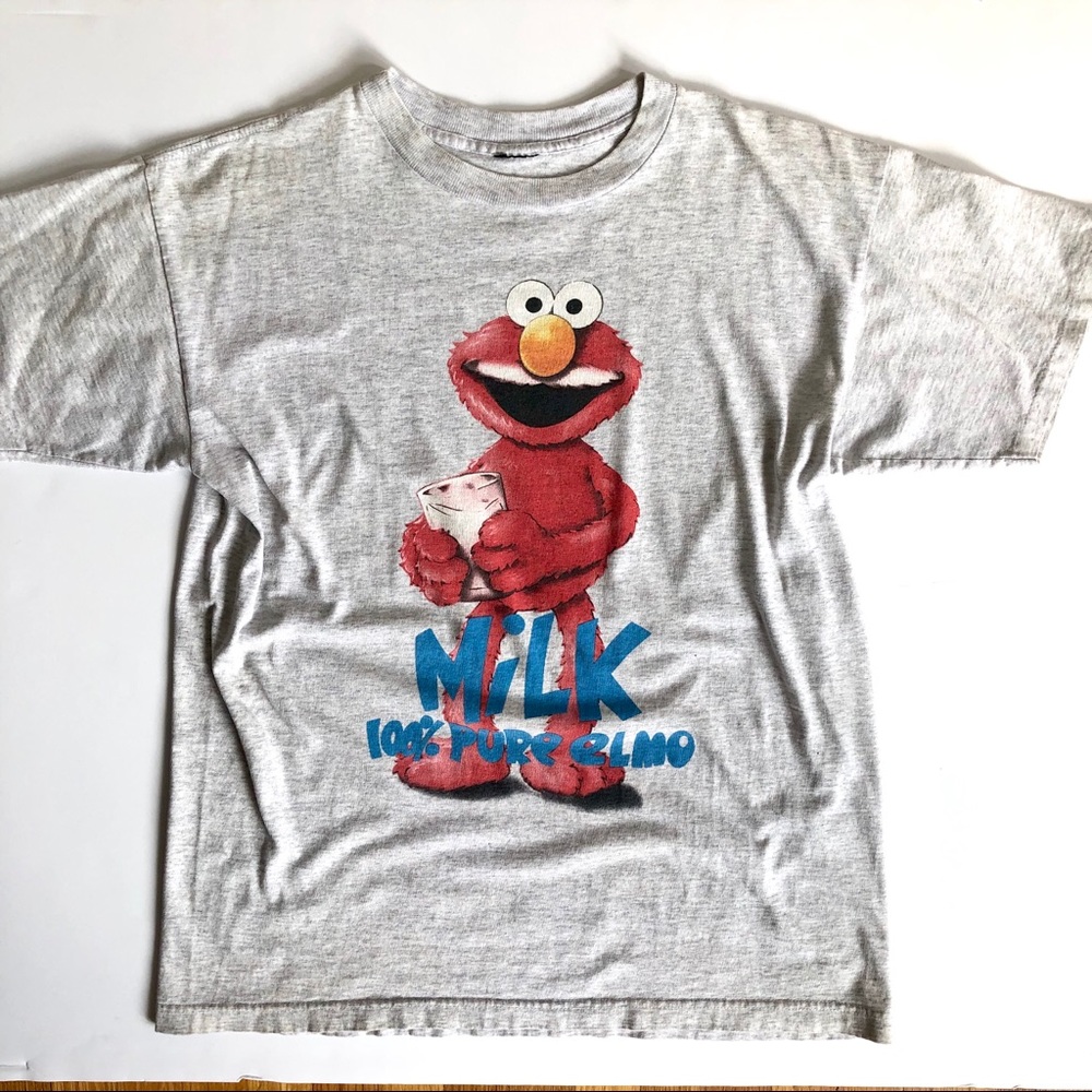 Vintage 90s Got Milk Elmo T-shirt! - Picture 4 of 5